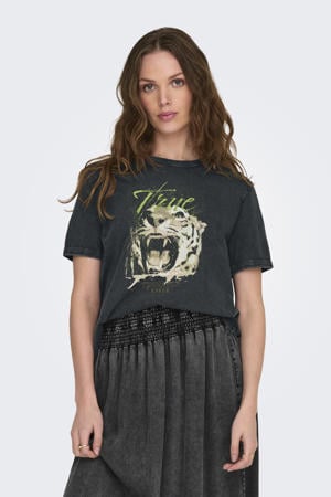 T-shirt zwart