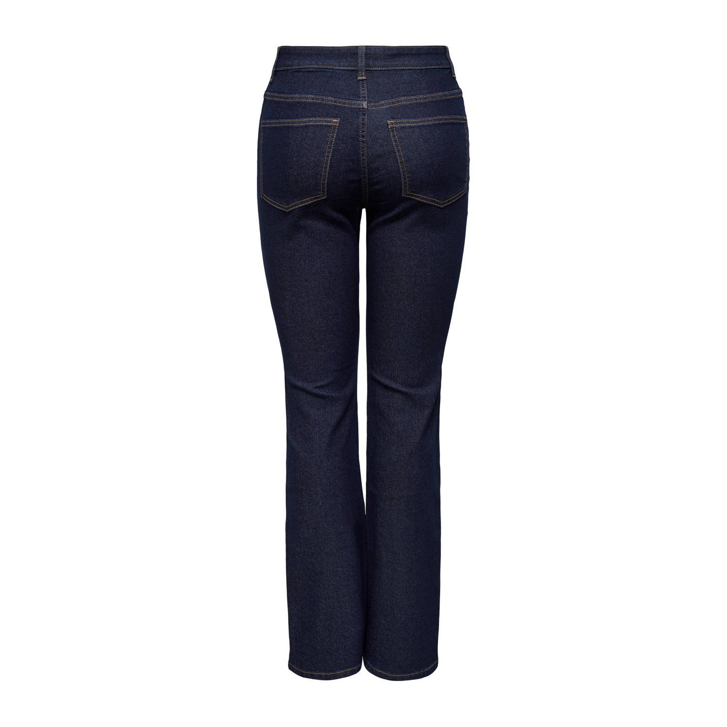 JDY high waist flared jeans dark blue denim