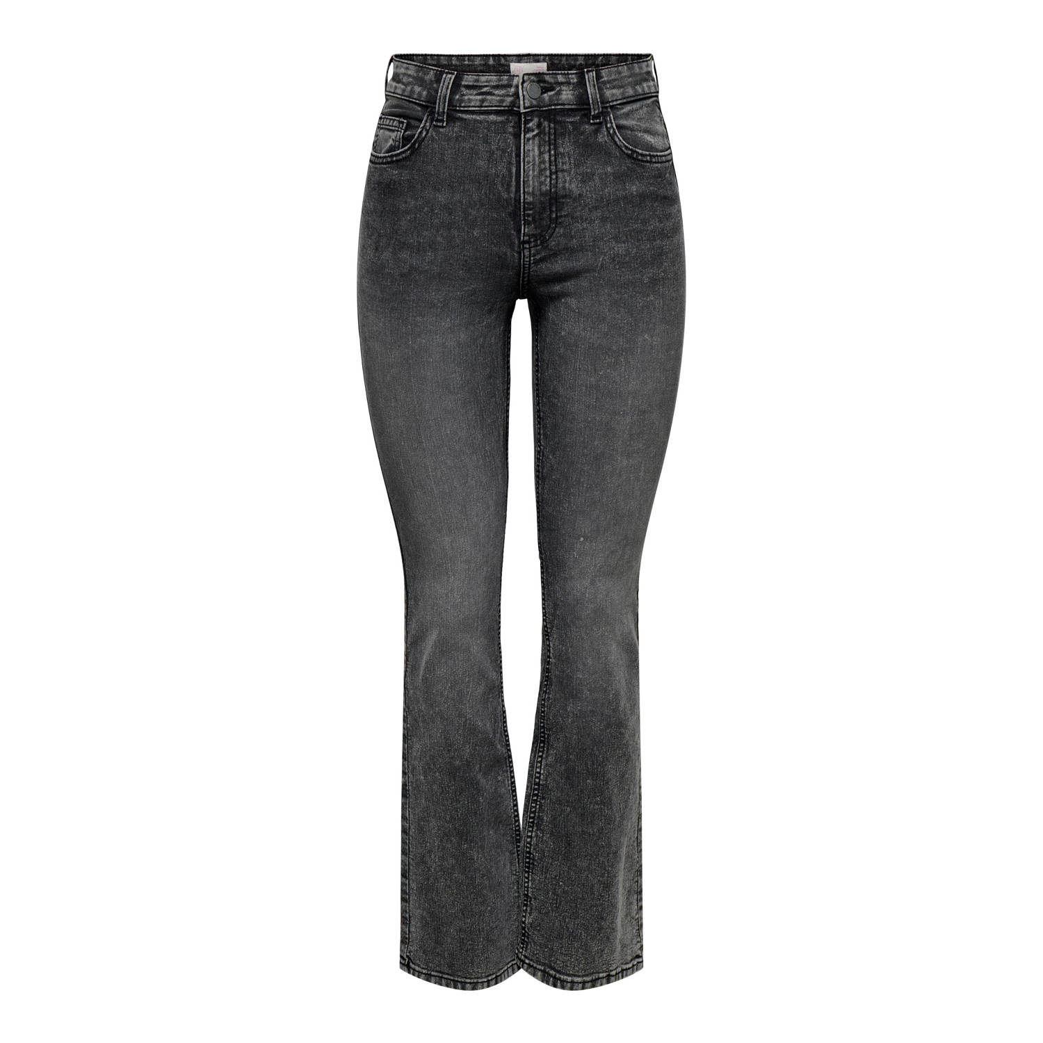 JDY high waist flared jeans grey denim