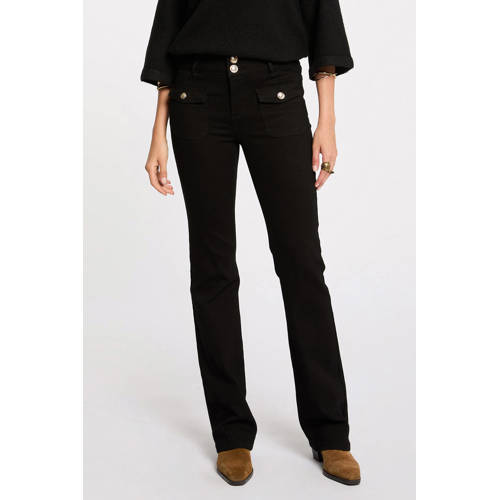 Morgan bootcut jeans zwart afbeelding