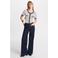 Morgan high waist wide leg jeans dark blue denim