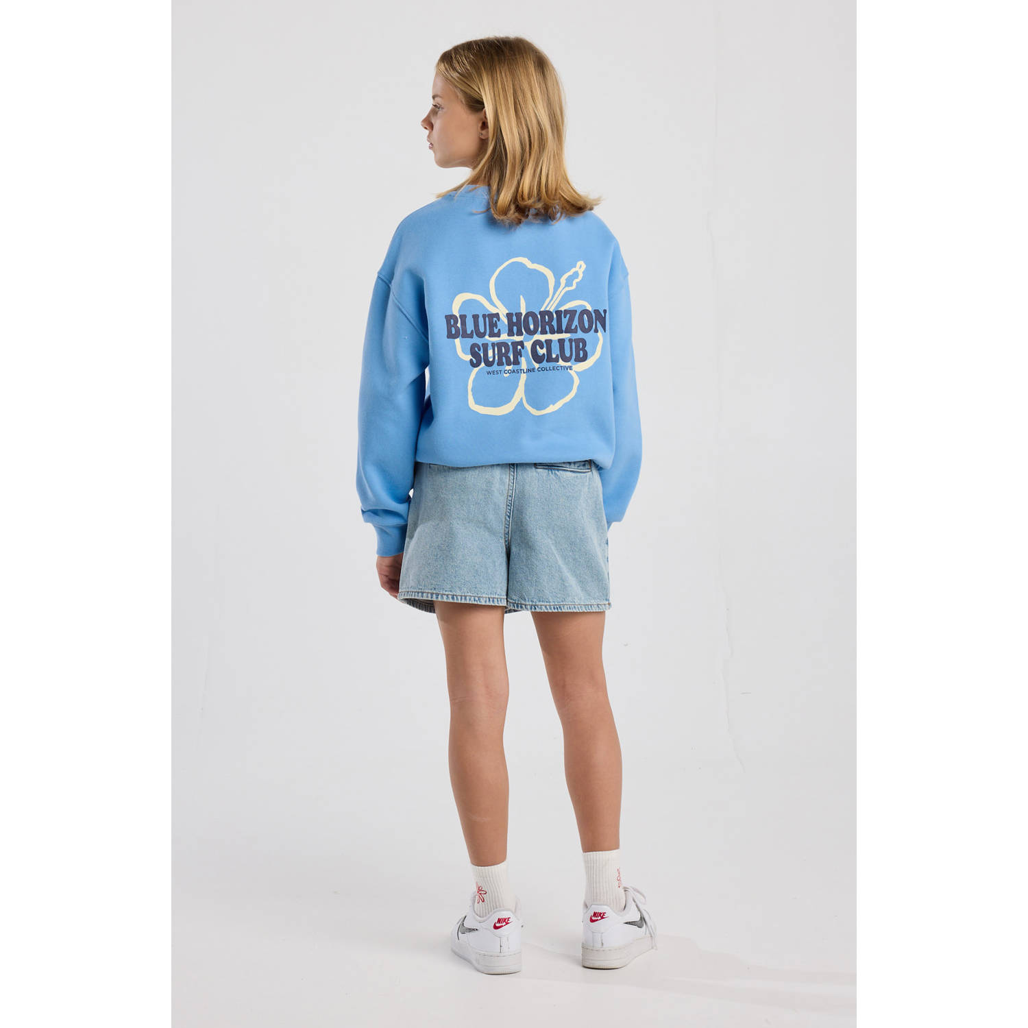 America Today sweater lichtblauw