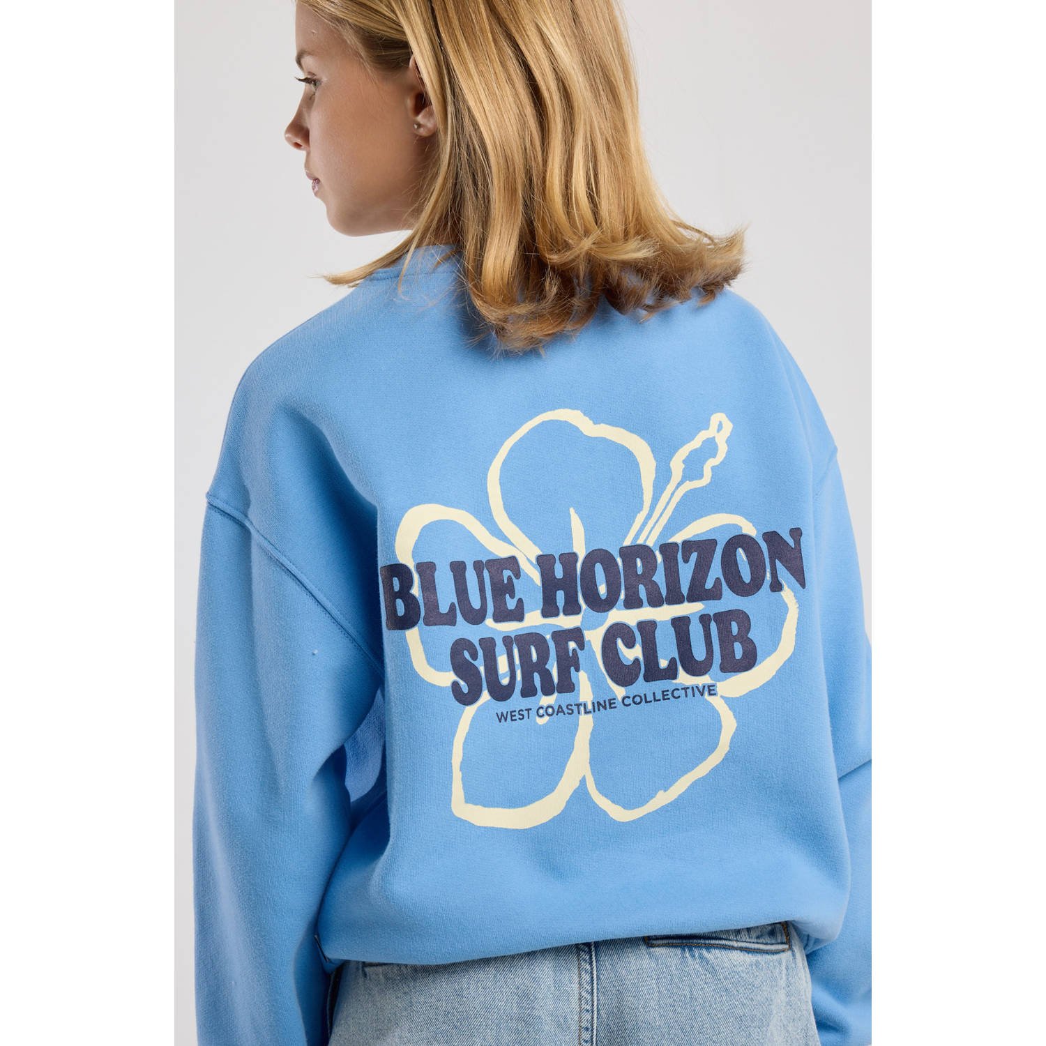 America Today sweater lichtblauw