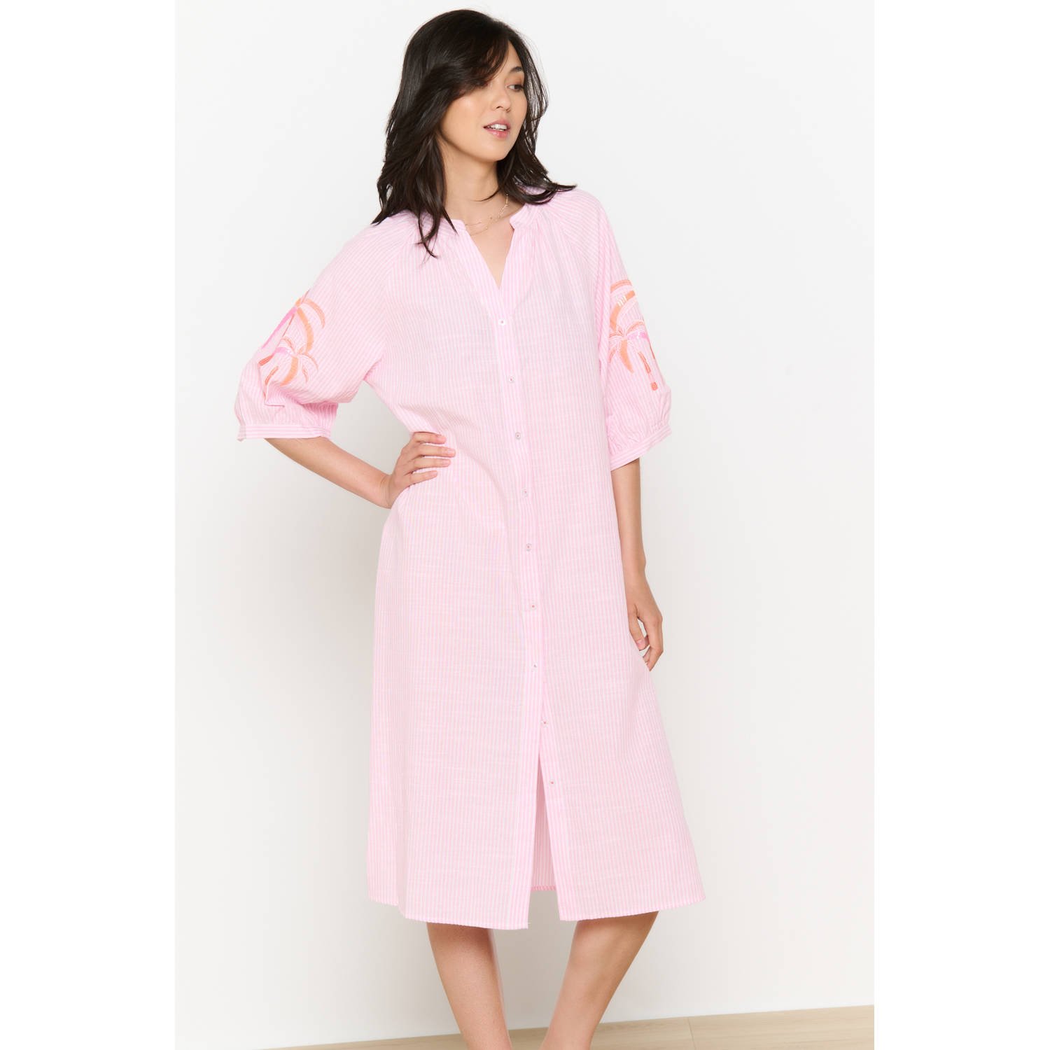 LOLALIZA blousejurk roze