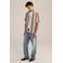 WE Fashion comfort gestreepte casual overhemd brique