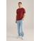 WE Fashion slim T-shirt rood