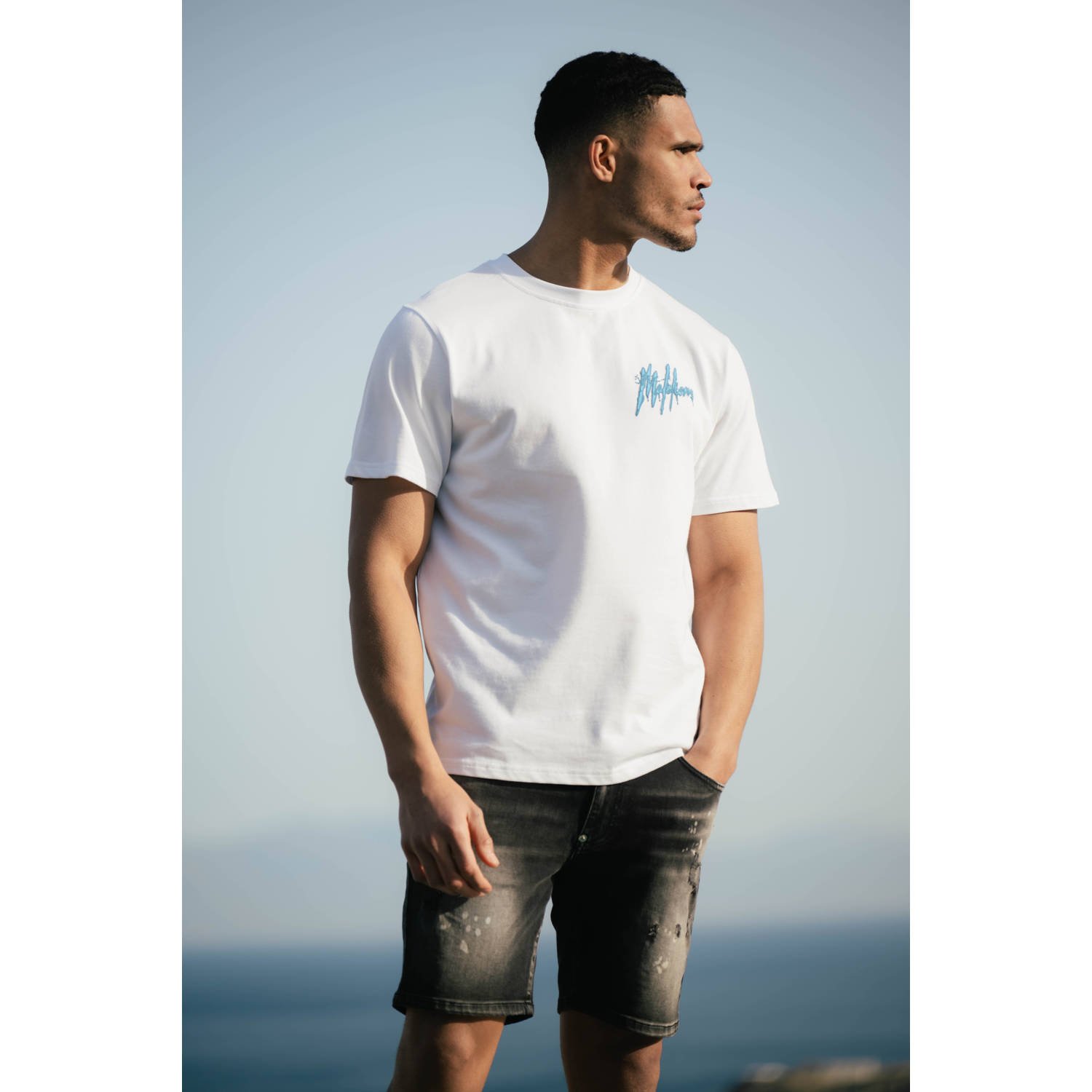 Malelions T-shirt wit