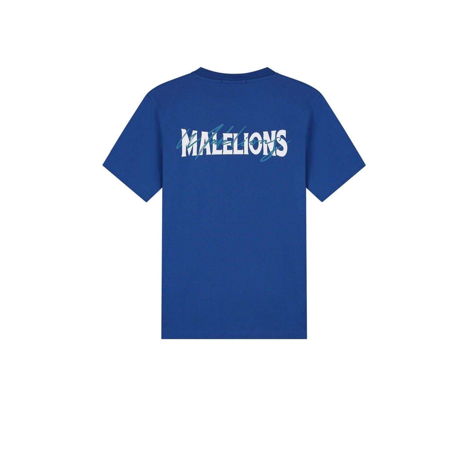 Malelions T-shirt blauw