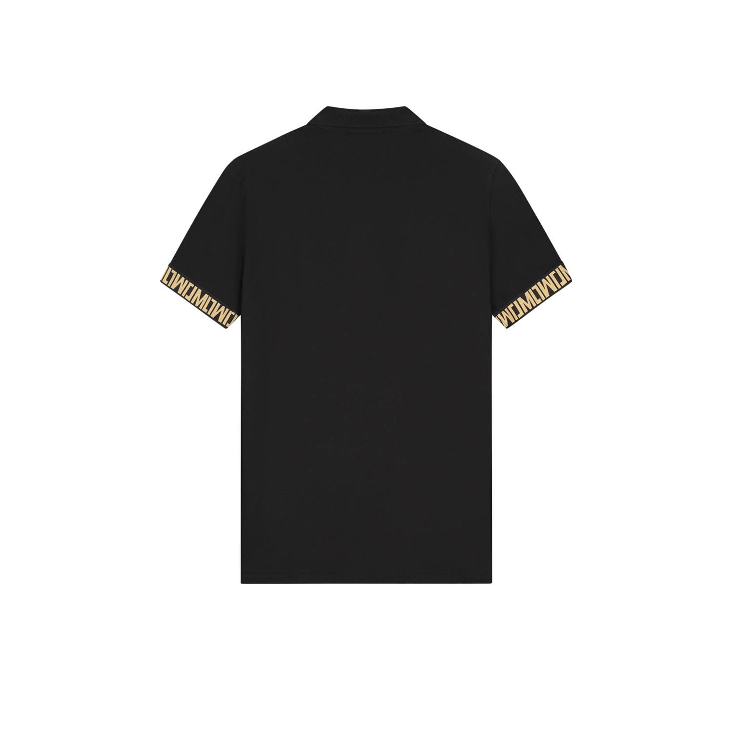 Malelions slim polo zwart