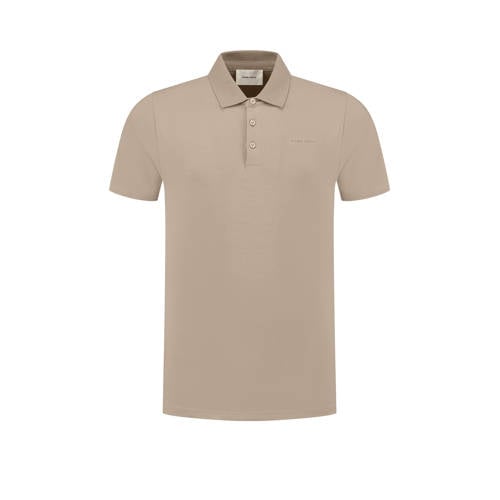 Pure Path regular polo beige afbeelding