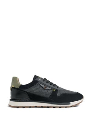 Aircobra leren sneakers donkerblauw