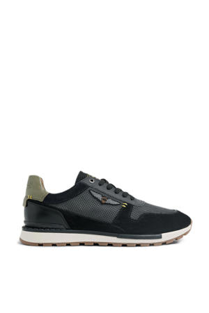 Aircobra leren sneakers donkerblauw