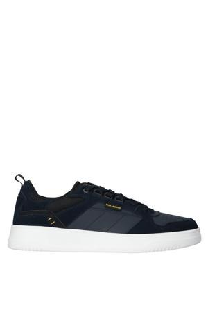 suède sneakers donkerblauw