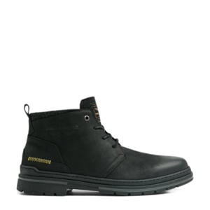 Fleetman leren veterboots zwart