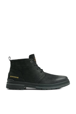 Fleetman leren veterboots zwart