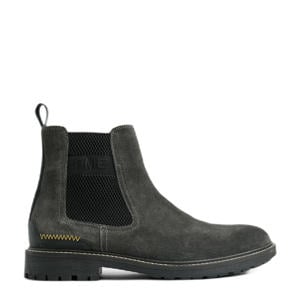 Airshow suède chelsea boots zwart