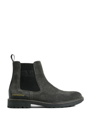 Airshow suède chelsea boots zwart