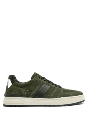 Alamere suède sneakers donkergroen