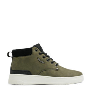 Lexing-T leren sneakers groen