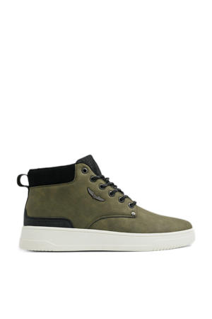 Lexing-T leren sneakers groen