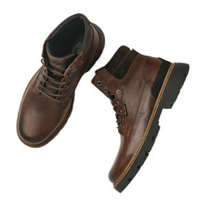 Dragan leren veterboots bruin