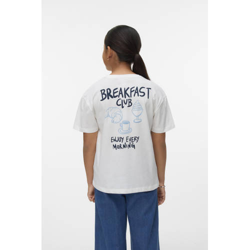 VERO MODA GIRL T-shirt wit afbeelding