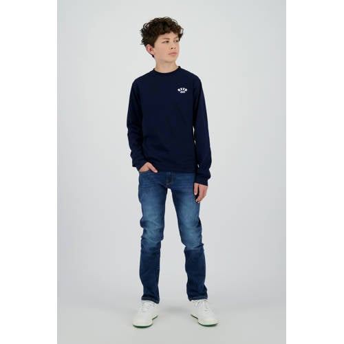 Raizzed longsleeve donkerblauw afbeelding