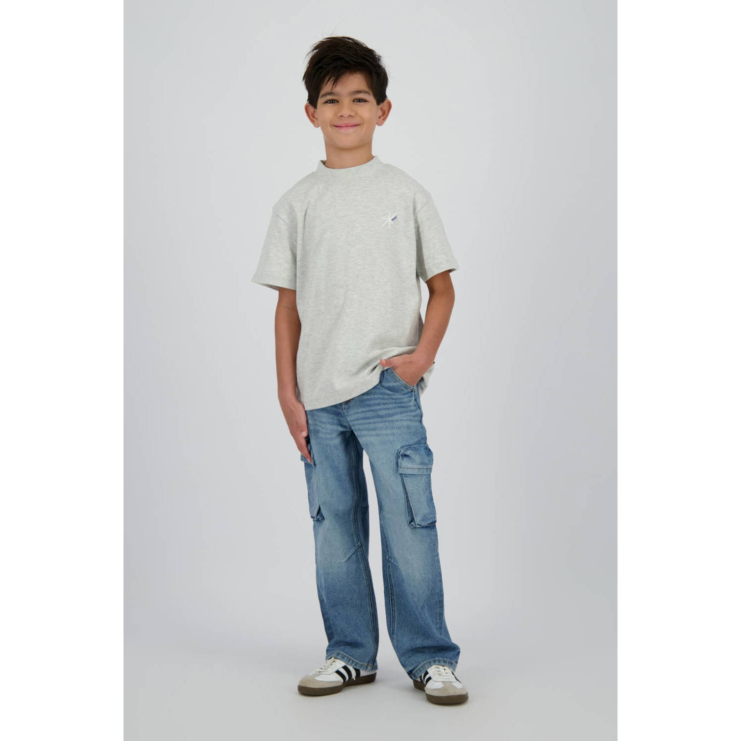 Raizzed T-shirt grijs melange