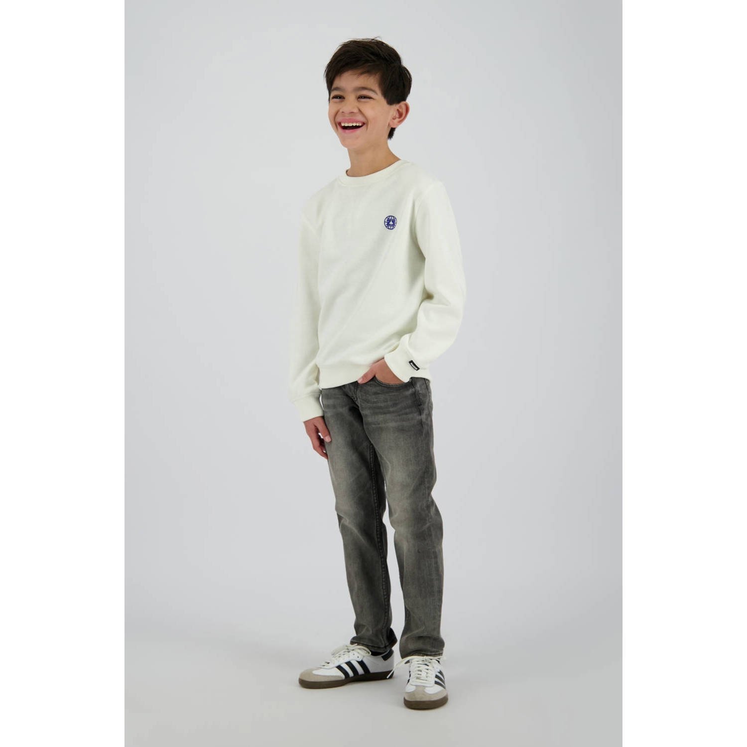 Raizzed straight leg jeans grey denim