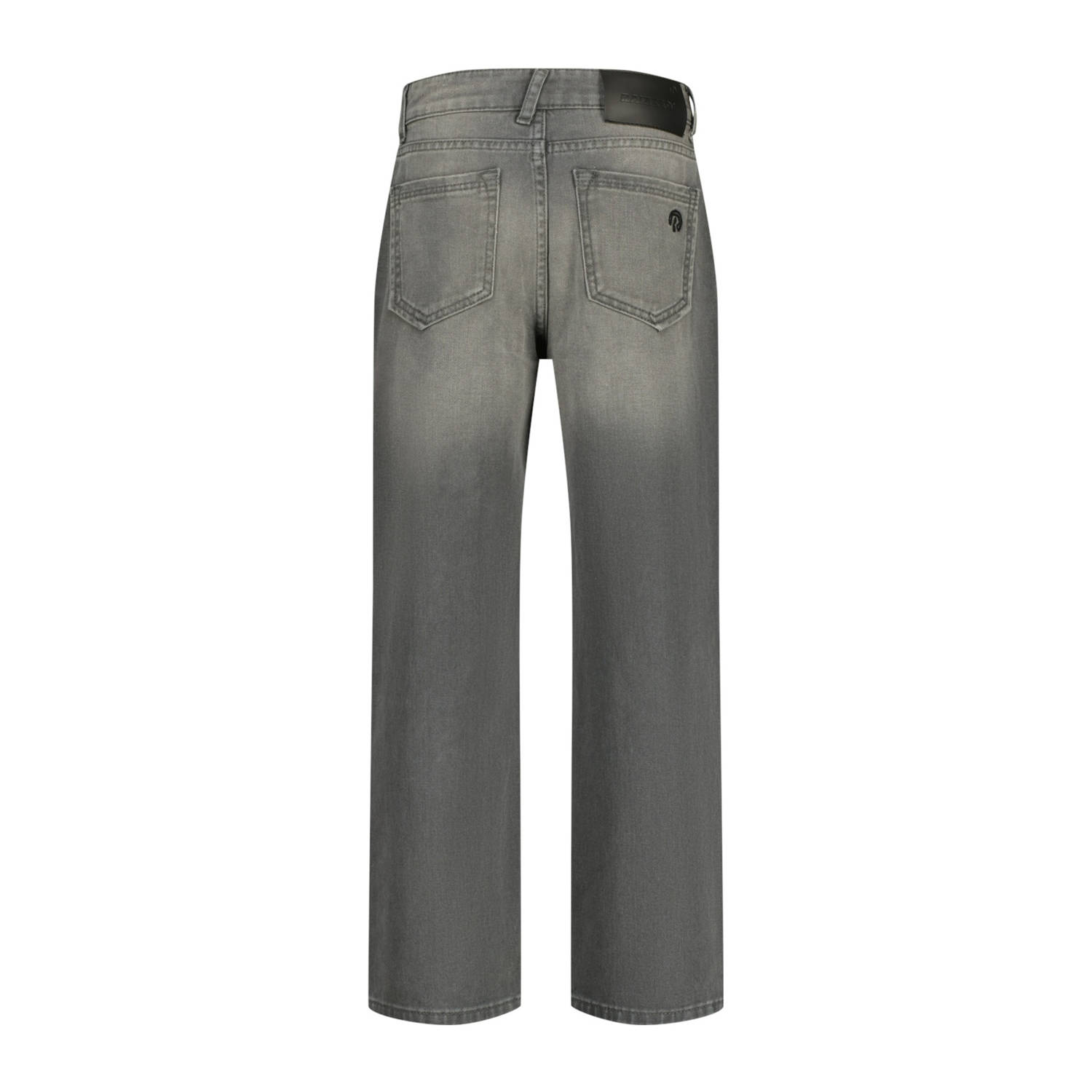 Raizzed loose fit straight leg jeans grey denim