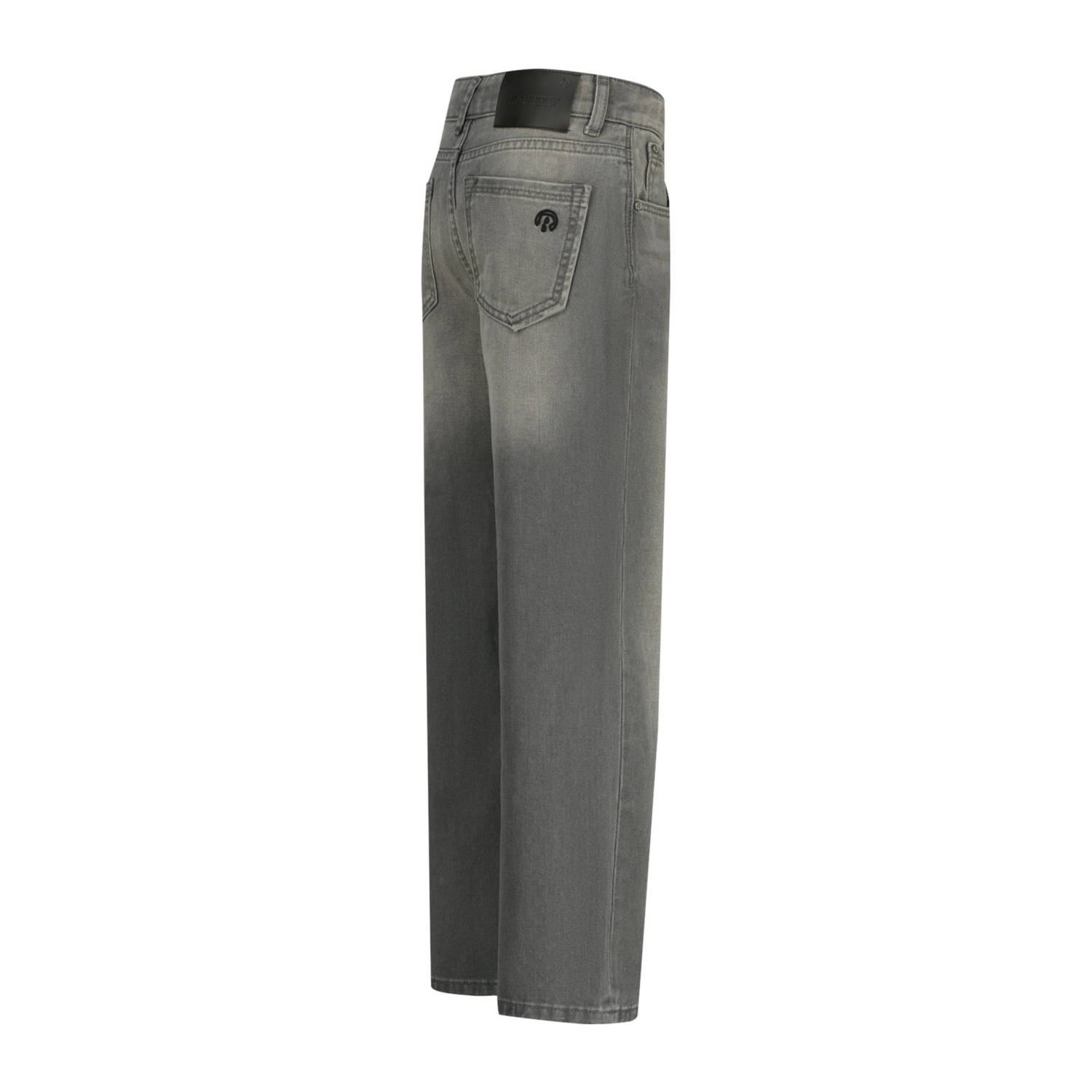 Raizzed loose fit straight leg jeans grey denim