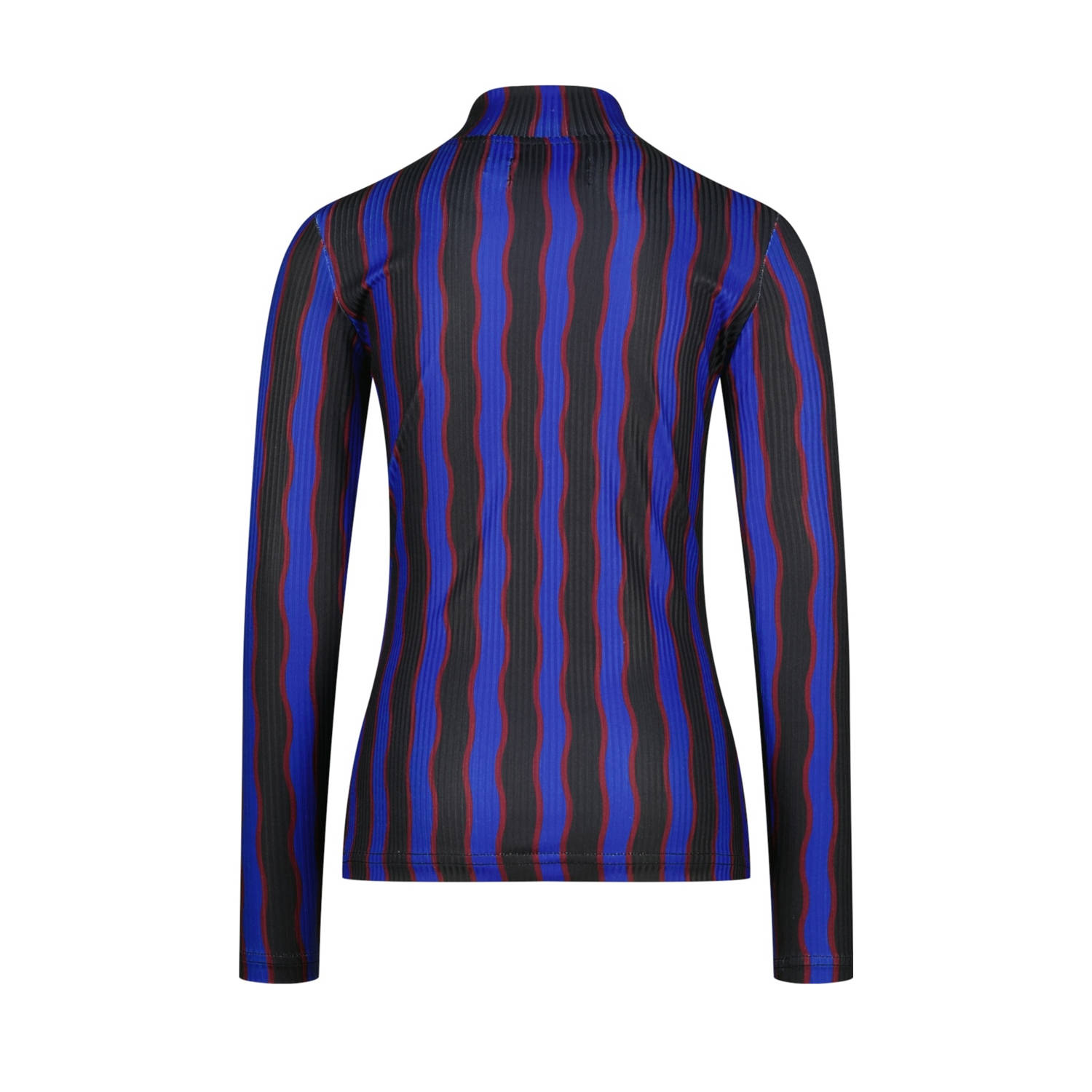 Raizzed longsleeve zwart rib gebreid