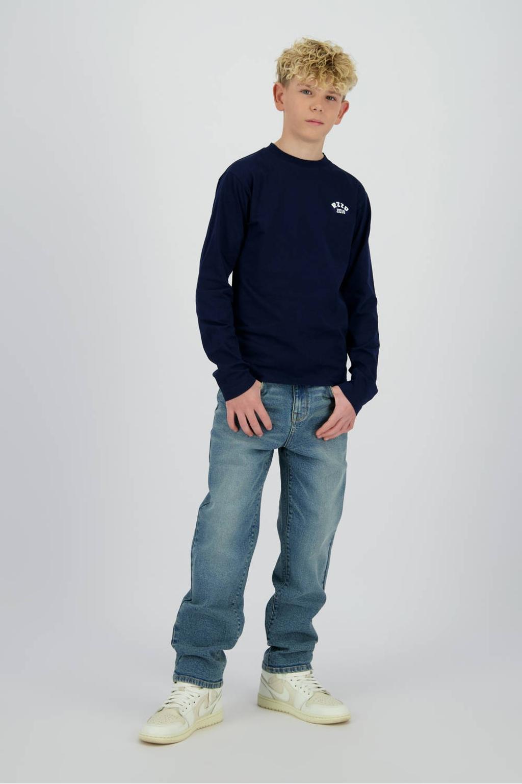Light blue denim jongens Raizzed loose fit jeans van denim met regular waist en effen