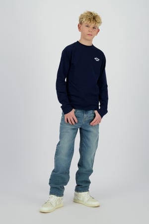 loose fit jeans light blue denim
