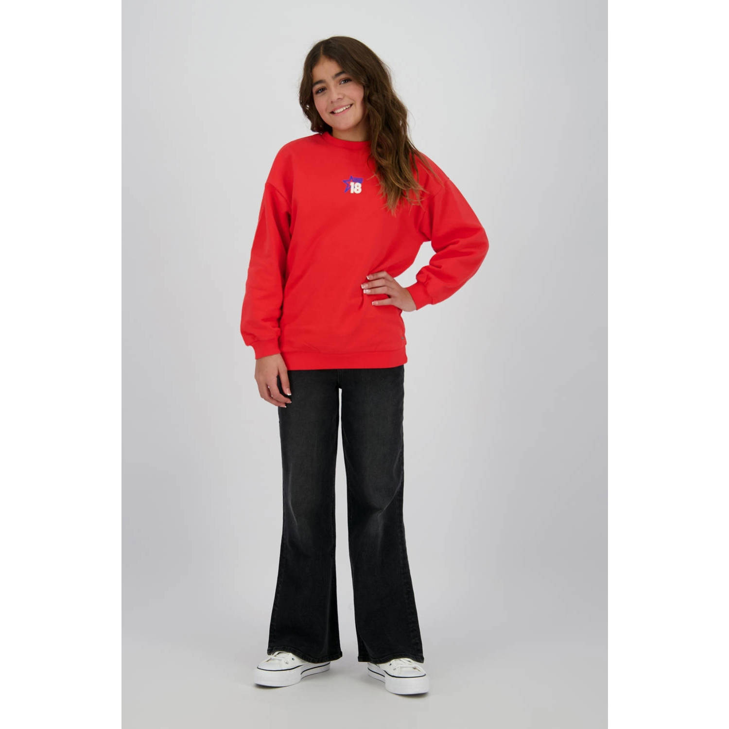 Raizzed sweater rood