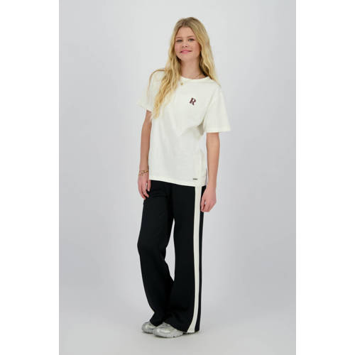 Raizzed wide leg casual broek zwart afbeelding