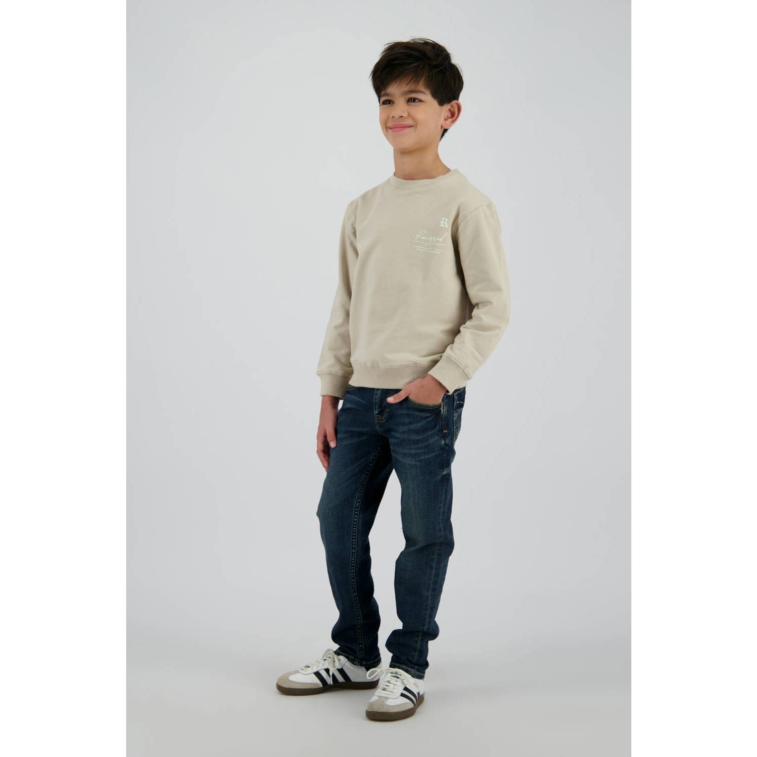 Raizzed straight leg jeans dark blue denim