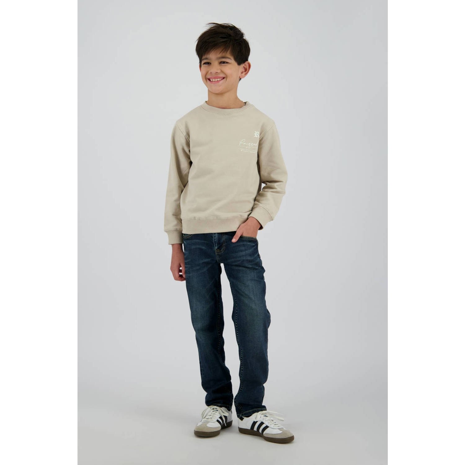 Raizzed straight leg jeans dark blue denim