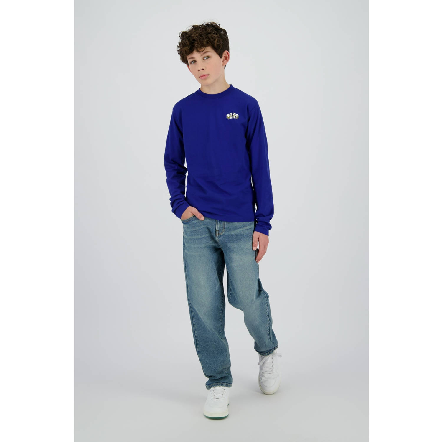 Raizzed longsleeve blauw