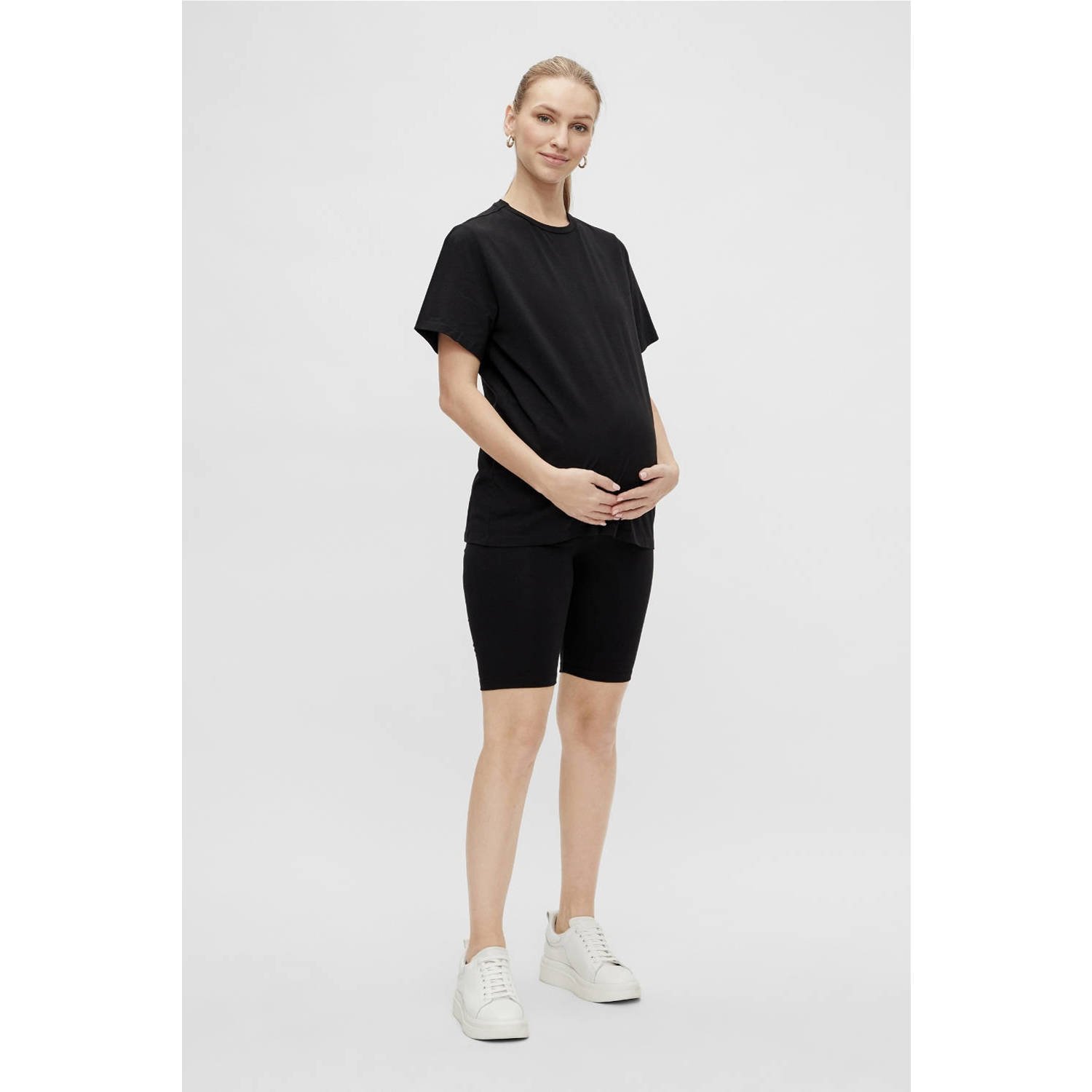 Mamalicious Shortama MLSALLY SOLID T-SHIRT & SHORTS SET NOOS (set 2-delig)