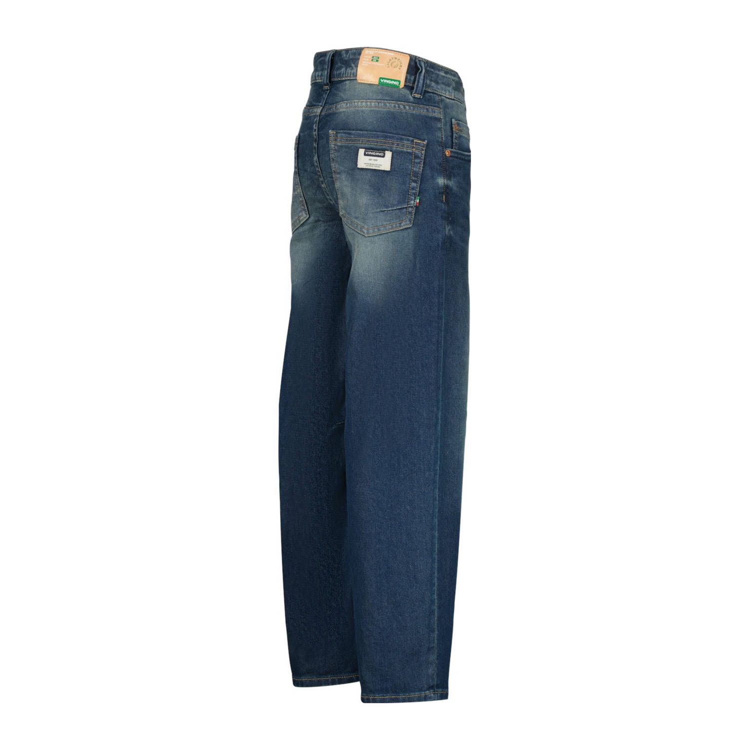Vingino relaxed loose fit jeans dark blue denim