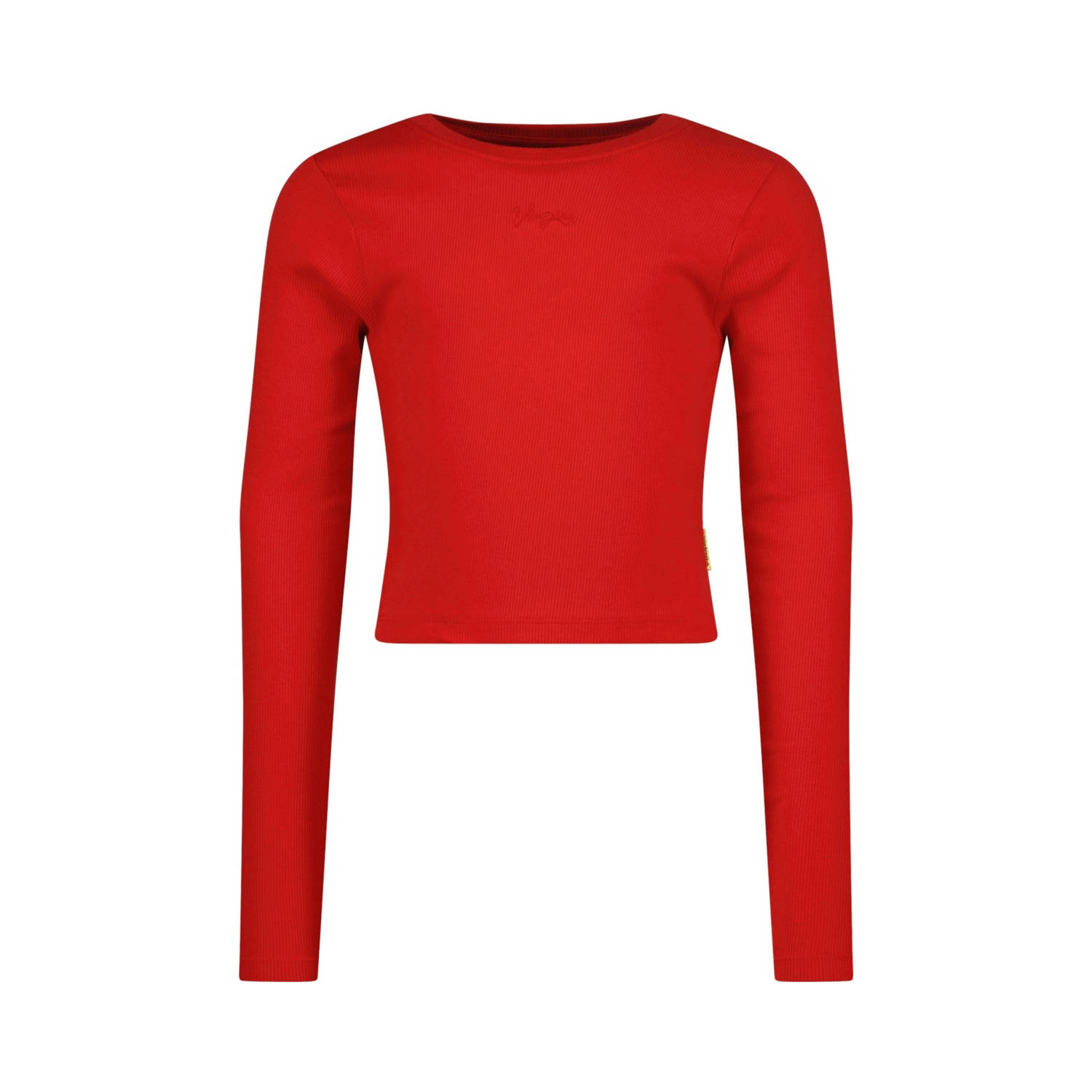 Vingino longsleeve rood rib gebreid