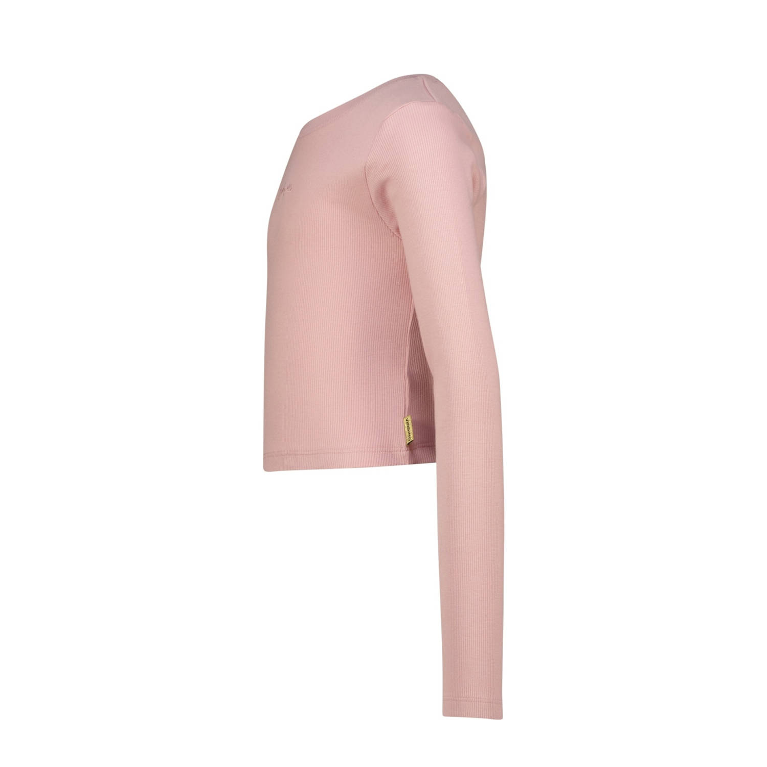 Vingino longsleeve lichtroze rib gebreid
