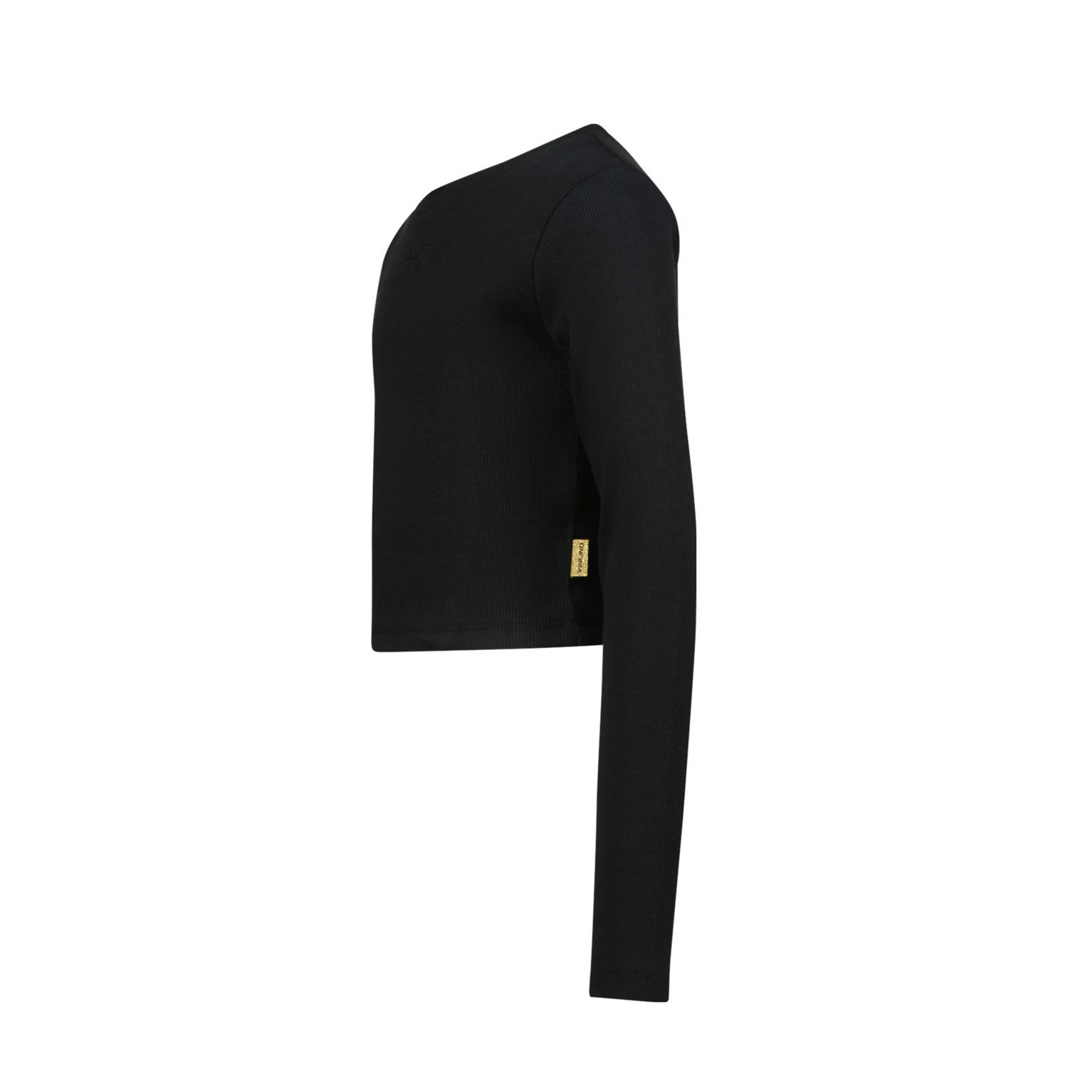 Vingino longsleeve zwart rib gebreid