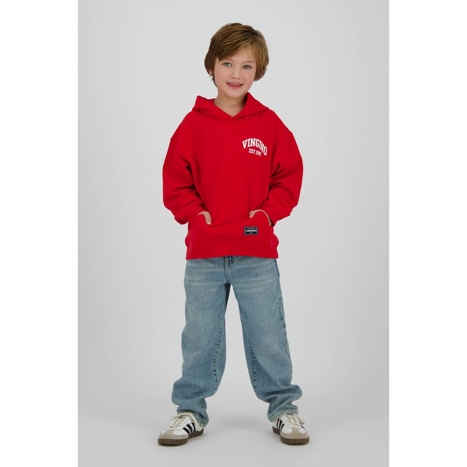 Vingino hoodie rood