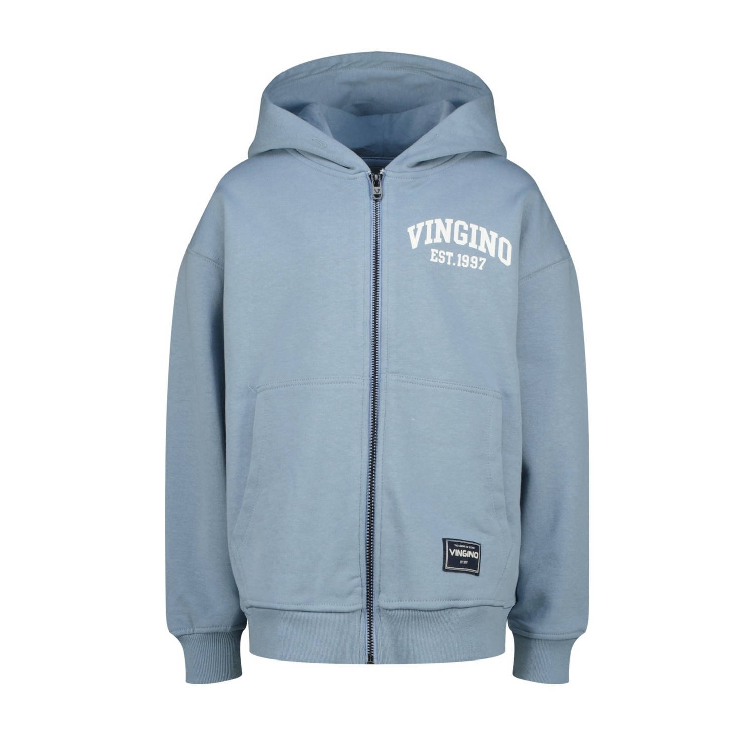 Vingino sweatvest lichtblauw