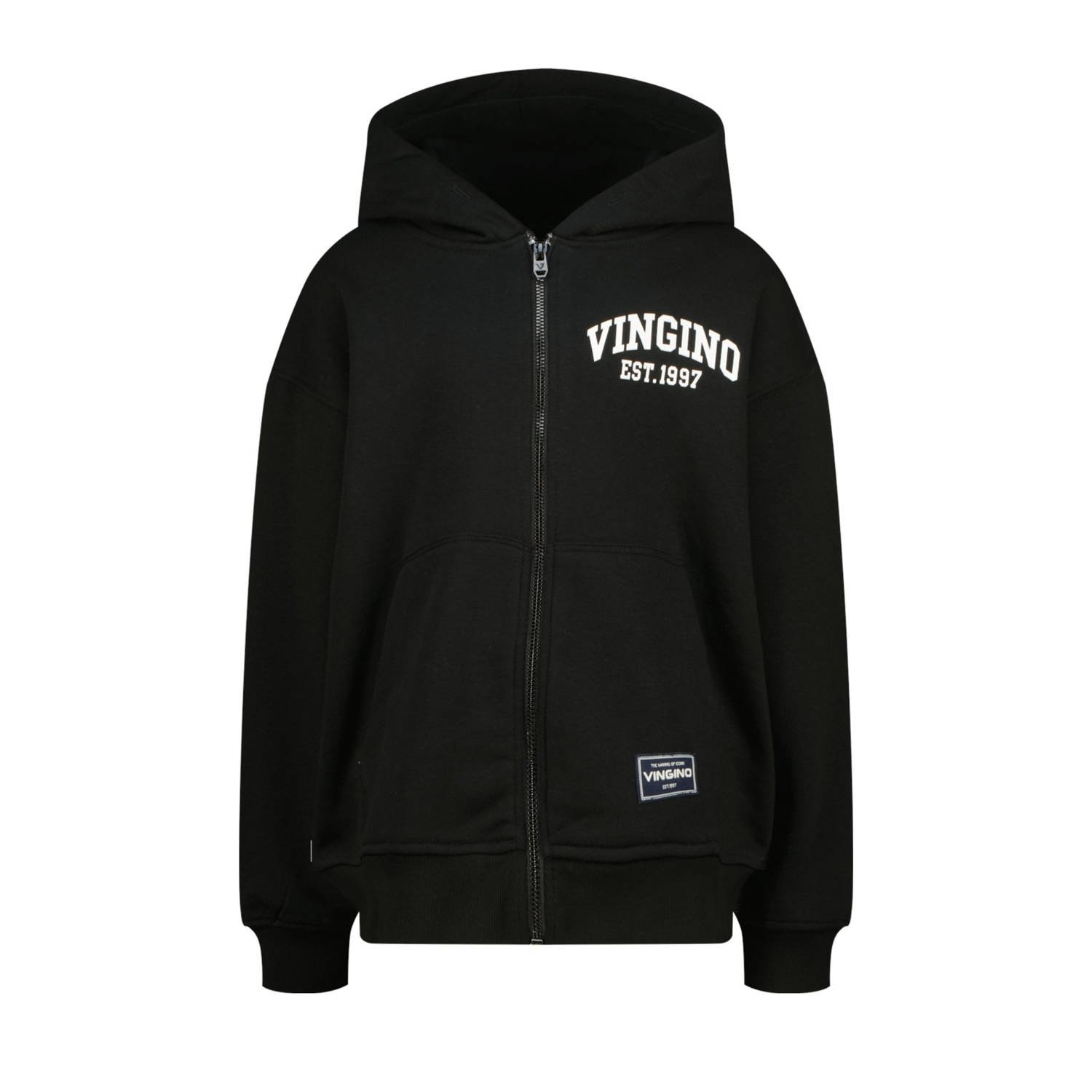 Vingino sweatvest zwart