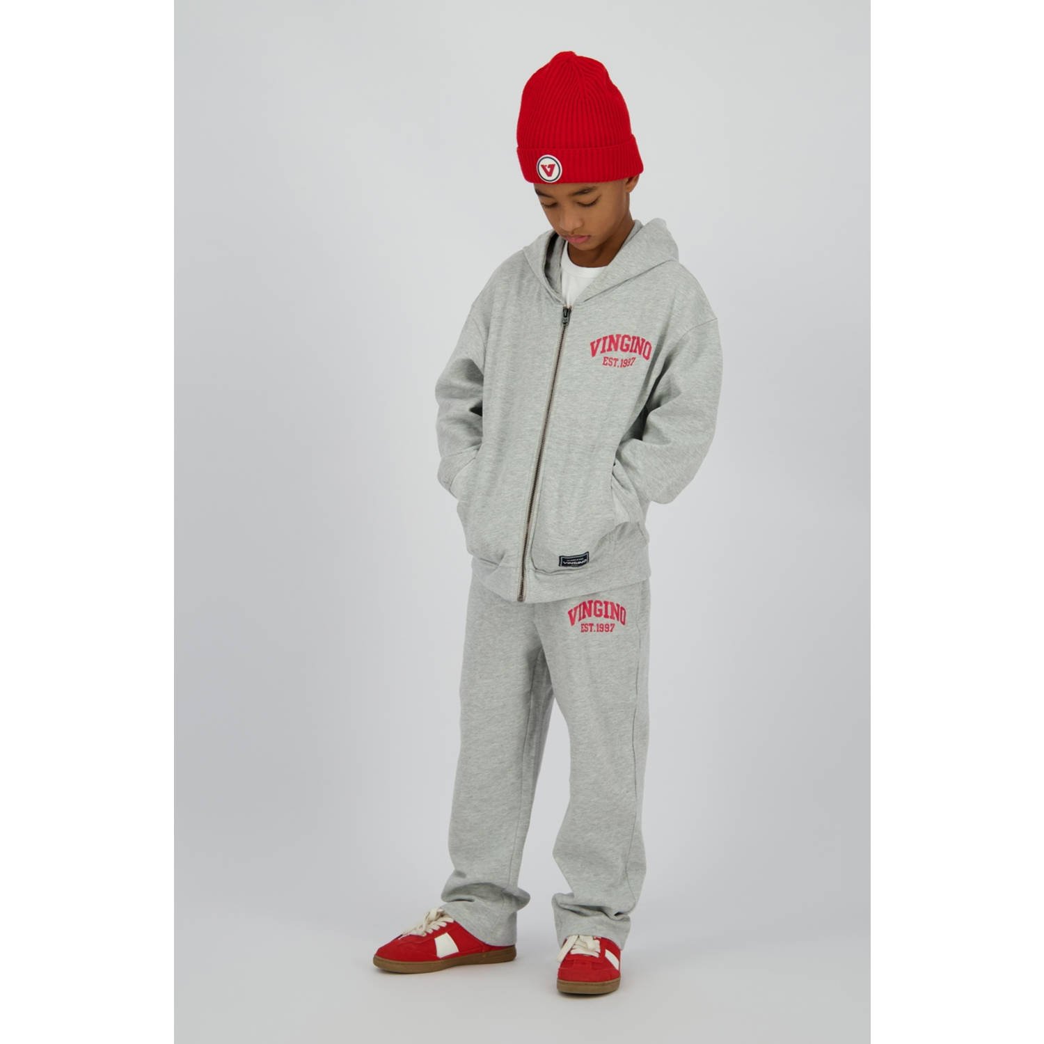 Vingino relaxed sweatpant grijs