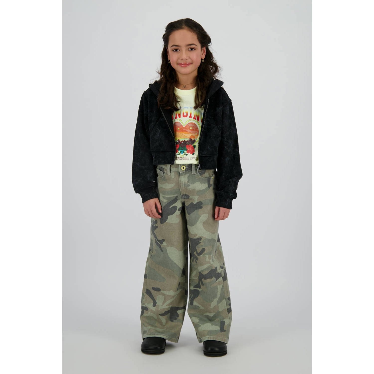 Vingino sweatvest zwart