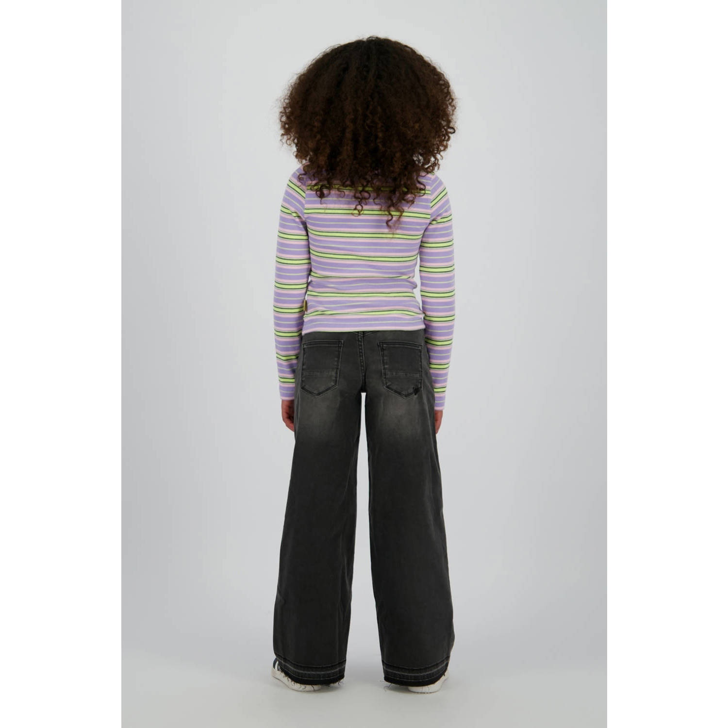 Vingino longsleeve lila rib gebreid